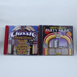 2 Party Music CDs - Classic Party Music & Drew's Famous Party Music